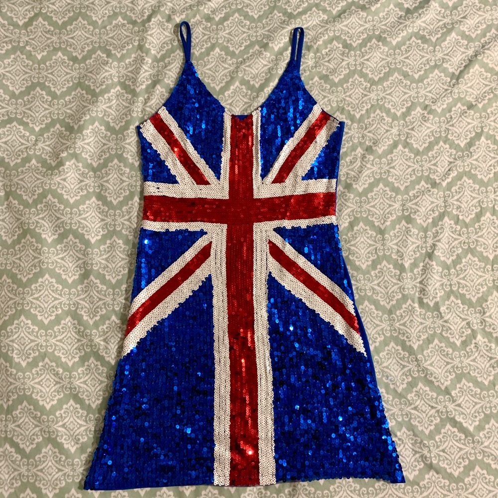 Spice Girls Union Jack Halloween Dress London